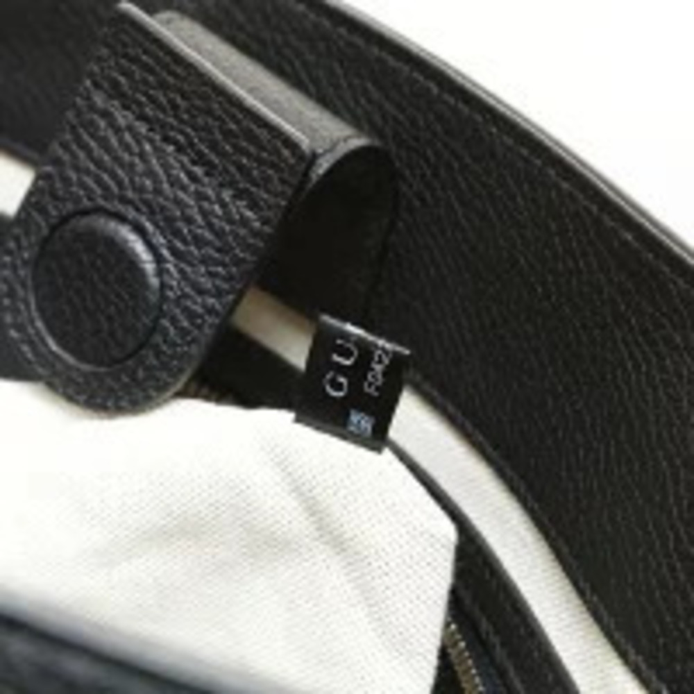 Gucci GG Black Tote Leather Jumbo Bag - Picture 10 of 12